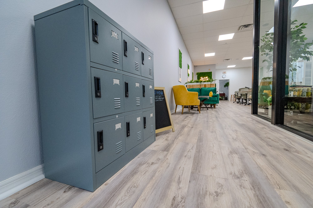 Member lockers at Work Social